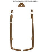 1997 Nautique Sport WFCT2 Rear Deck Pad Boat EVA Foam Faux Teak Deck Flo... - $384.32 CAD