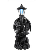 Zeckos Dragon Keeper of the Castle Light Solar LED Lantern Statue - £80.37 GBP