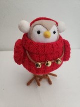 2021 Target Spritz Bird Glee Christmas Decor Red Sweater Bells - $34.53