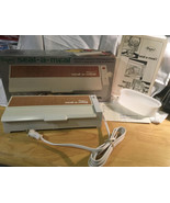 DAZEY Vintage Seal A Meal White Vacuum Food Sealer W/ Box Manual - $18.69