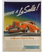 Time Magazine Print Ad 1939 La Salle Automoble  Mercury 8 - £9.34 GBP