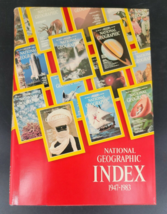 Vintage National Geographic Index Book - 1947-1983 HC DJ Mint condition. - £9.87 GBP