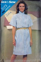 Vintage Butterick Pattern 5173 Misses&#39; Dress Pattern Size 8-10-12 UNCUT - $12.00