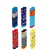 Space Jam~Bugs Bunny~Martian~Tweety~6 Pair CREW SOCKS~Men&#39;s SIZE 8-12~Bo... - $27.29 CAD