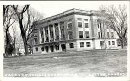 Holton Kansas Jackson County Courthouse RPPC Postcard V17 - $12.95