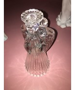 Clear Glass Angel Stick Candle Holder Christmas Decoration/ Religious - €10,95 EUR