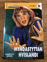 Nancy Drew #5 Myndastyttan Hvislandi Carolyn Keene Icelandic Hardcover Nice! - £38.71 GBP