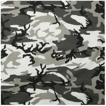 New Classic Camo Bandana - City Camo  22&quot; X 22&quot; Versatile Design 100% Co... - $165.14 MXN