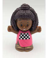 Fisher Price Little People Barbie African American Racecar Driver Figure... - $5.91