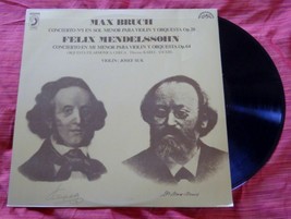 Josef Suk, Violin-Bruch &amp; Mendelssohn Concertos-Czech Orch w/ Karel Ance... - £7.37 GBP