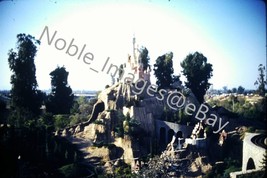 1959 Fantasyland Cinderella Castle Blurry Disneyland Kodachrome 35mm Slide - £3.56 GBP