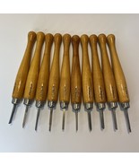 Microlux 10 Piece  Wood Carving Tool Chisels Set - Excellent  - $1,405.44 MXN