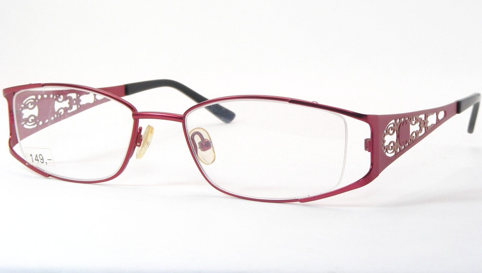 Vintage OU 94.337 01 Raspberry UNIQUE RARE EYEGLASSES GLASSES FRAME 51-1... - $79.20