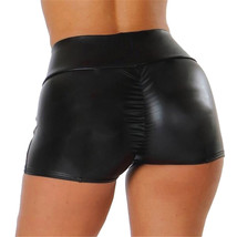 Women&#39;s High Waist Shorts buttock Lifting Pants Yoga Knead Wrinkle - £3.60 GBP+