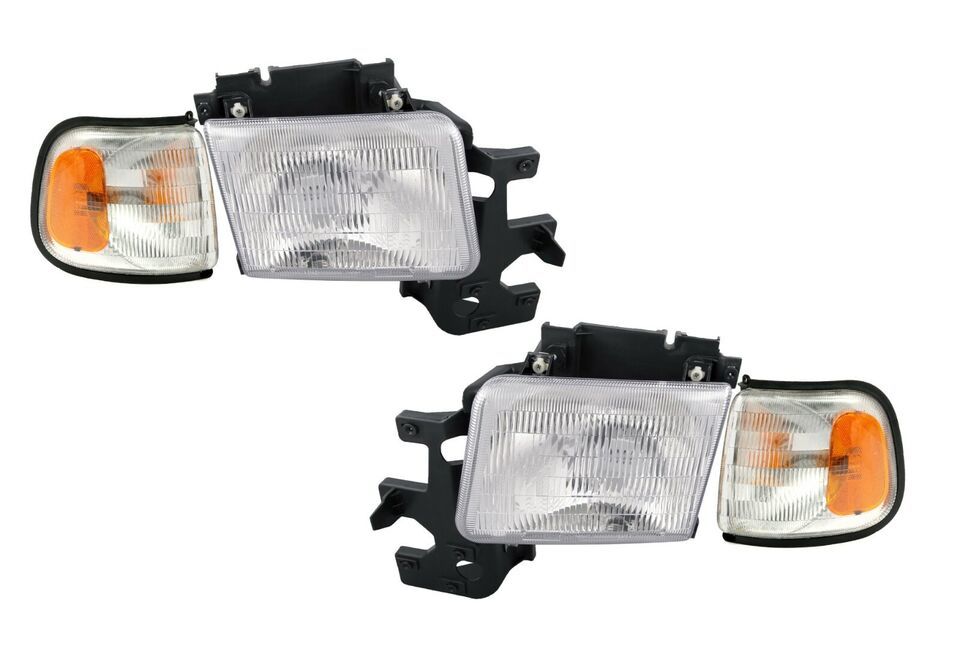 FITS DODGE VAN 1994-1997 B1500/B2500/B3500 HEADLIGHTS HEAD LIGHTS SIGNAL... - £256.93 GBP