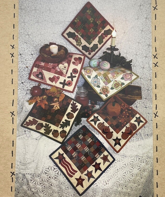 The Calico Horse Seasonal Mats 12” X 12” Placemats Craft Project Item image 2