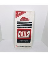 Lithonia Lighting LED Quantum Emergency Exit Sign 120-277V 280401 New NOS - $562.60 MXN