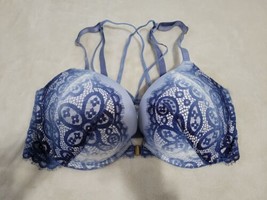 Victoria secret 38dd blue very sexy push up bra - £12.05 GBP