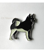 HUSKY DOG ANIMAL LAPEL PIN BADGE 1 INCH - $5.64