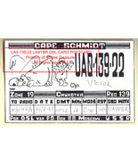 1981 Postcard Cartoon Art Cape Schmidt Moscow Ham Radio QSL UA9YBR UA0-1... - £7.85 GBP