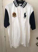 Polo Ralph Lauren Big &amp; Tall White Classic Fit Big Pony Mesh Polo Shirt ... - $79.00