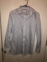 NEW Charles Tyrwhitt Mens 15/33  Extra Slim Fit Non Iron Button Down Dre... - $16.82