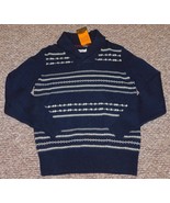 Ben Sherman Sz M Mens Shawl Collar Sweater Lambswool Fisherman Pullover NEW - $34.64