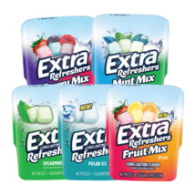 Wrigley&#39;s Extra Refreshers Variety Gum | 40 Pieces Per Bottle | Mix &amp; Match - $10.18+