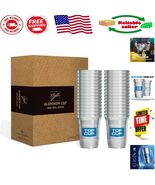 Elegant 16oz Reusable Aluminum Party Cups - 30 Pack, Eco-Friendly &amp; Durable - $922.97 MXN