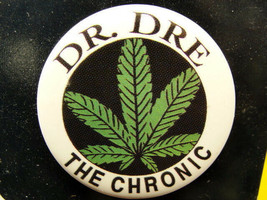 Dr. Dre Collectable The Chronic Rap Hip Hop Badge Button Pinback Vintage... - $19.79