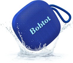 Blue, Carry-Lanyard-Compatible Bobtot Portable Speaker Wireless Bluetooth - £35.89 GBP