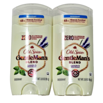 2 Pack Old Spice Gentleman&#39;s Blend Lavender &amp; Mint Scent Zero Aluminum Deodorant - £23.42 GBP