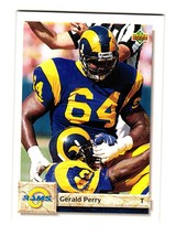 1992 Upper Deck #573 Gerald Perry Los Angeles Rams - £1.59 GBP