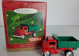 VTG Hallmark Keepsake Ornament *Tonka Dump Truck* Die-Cast Metal Dated 2000 - £10.21 GBP