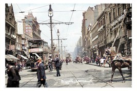 ptc2630 - Yorks - Early view of the Cattle Market at Briggate, Leeds - p... - $2.80