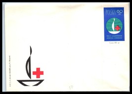 POLAND Postal Stationery Cover - Red Cross Cachet, Unused T9 - £2.31 GBP