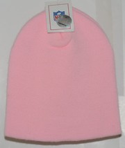 NFL Team Apparel Licensed Cleveland Browns Pink Chomp Knit Cap image 2