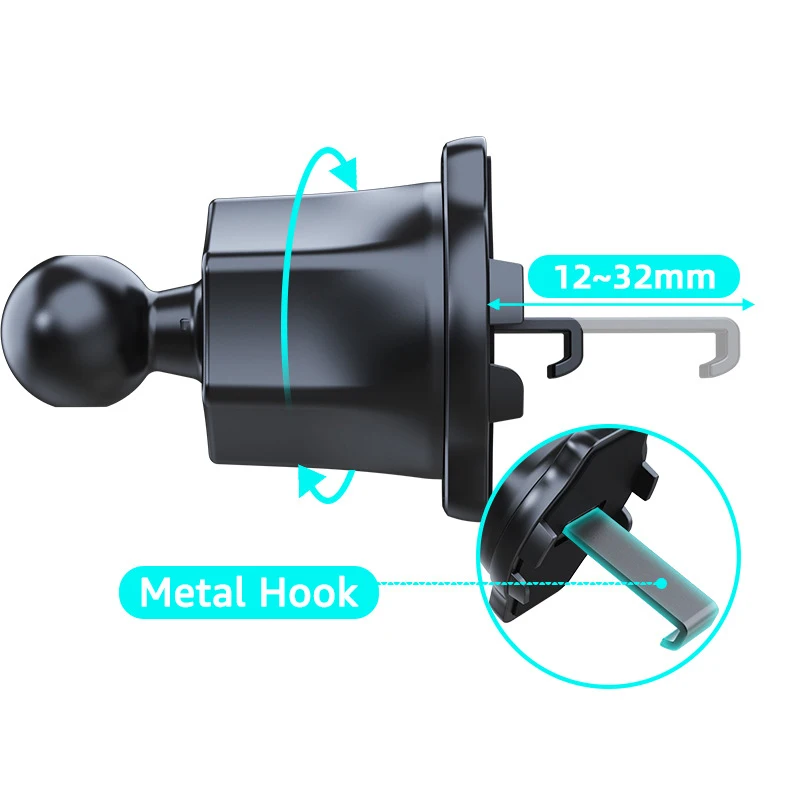 Primary image for Sporting Upgrade Car Air Vent Clip 17MM Ball Head Base for Car Air Outlets Magne