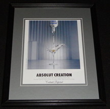 2010 Absolut Creation Framed 11x14 ORIGINAL Vintage Advertisement - $34.64