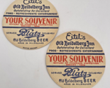 Blatz Beer Coaster Lot Of 2 Century Of Progress Exposition Worlds Fair 1939 - $14.20