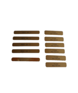 Lot 11x Longaberger Gold Tag Hostess and or Baskets Metal Blessings Show... - $352.64 MXN