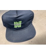 Vintage Norwest Hat Snapback Trucker Cap Blue Hunting Banking Wells Farg... - $17.72