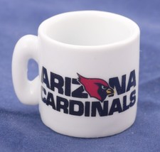 NFL Miniature Coffee Mug Arizona Cardinals Fan Collectible Ornament Vintage - £4.57 GBP