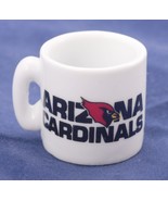 NFL Miniature Coffee Mug Arizona Cardinals Fan Collectible Ornament Vintage - £4.50 GBP