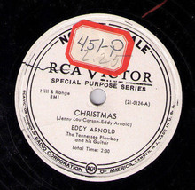 Eddy Arnold Christmas Will Santy Come To Shanty Town dj promo 78 country 1949 - £10.16 GBP