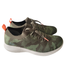 Skechers Ultra Flex Wild Pursue Olive Camo Print Womens Size 6.5 Comfort Shoes - £32.69 GBP