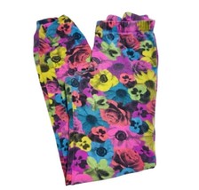Circo Floral Leggings Girls Size L Jersey Knit Long Jegging Pants Multic... - $6.03