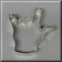 4&quot; Love Sign Language Metal Cookie Cutter #N4017 - £1.35 GBP