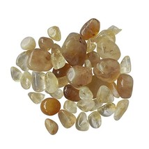 Natural Citrine Tumble Stones for Reiki Stone Healing Crystal Yellow Tum... - $29.68