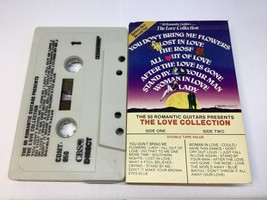 The Love Collection Audio Cassette Tape The 50 Romantic Guitars 1983 Cbs CDMT050 - £6.50 GBP